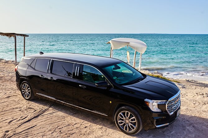 Deluxe GMC Limousine from CUN Airport to Playa Mujeres - How the Airport Meet-and-Greet Works (And How to Avoid Scams)