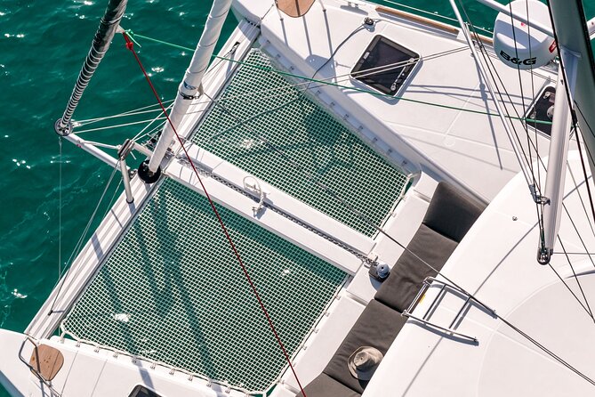 Deluxe Private Boats - 40 ft Catamaran - Snorkeling gear, life vests, and the paddle board fun