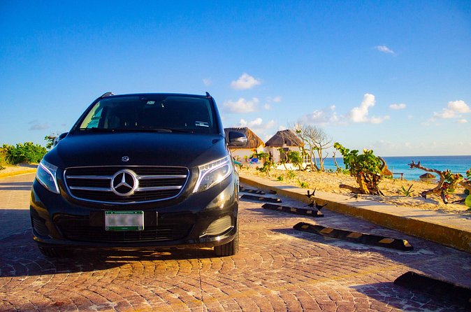 Departures in Mercedes Benz from Playa Mujeres to Cancun Airport - The actual “itinerary,” step by step