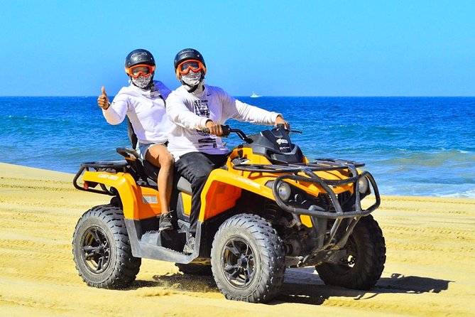 Desert 4x4 ATV Tour with Camel Ride Experience - Camel encounter and beach time: a good contrast to the ATV