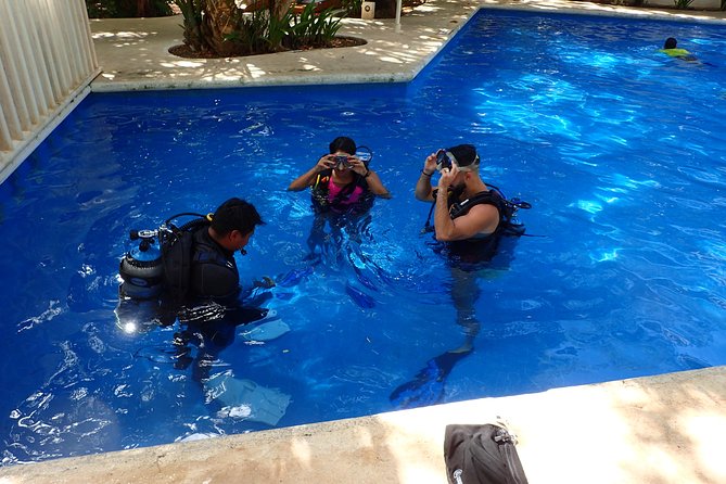 Diving in the Mexican Caribbean for Beginners | 2 Tanks 2 Dives | All Inclusive - Stop 1: MUSA Underwater Museum at About 10m