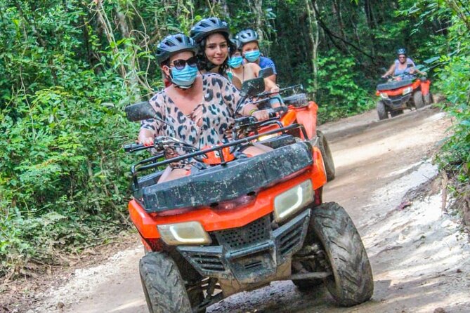 Drive an Atv shared, swim in a Cenote and ziplines in the Cancun - Guides, Group Size, and the Real Deal on Safety