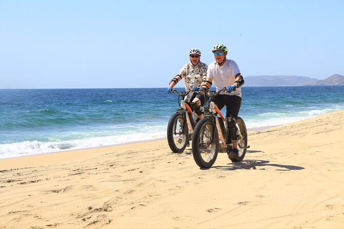 Electric Bike and Beach Camel Ride with Mexican Buffet Lunch - How the e-bike and camel combo feels in real life