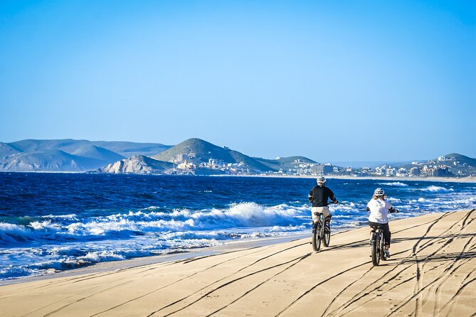 Electric Bike and Beach Camel Ride with Mexican Buffet Lunch - Tierra Sagrada: safety gear, helmet rules, and learning your e-bike