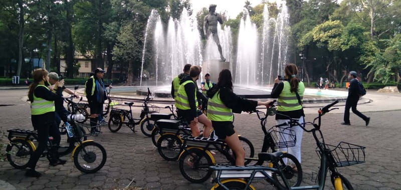 Electric Bike City Tour with a taco stop. - The Route in Motion: Plazas and Landmark Stops That Set the Tone
