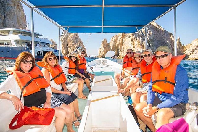 Famous Arch tour with Glass Bottom Boat. - Time in the Water vs. Time on the Rocks