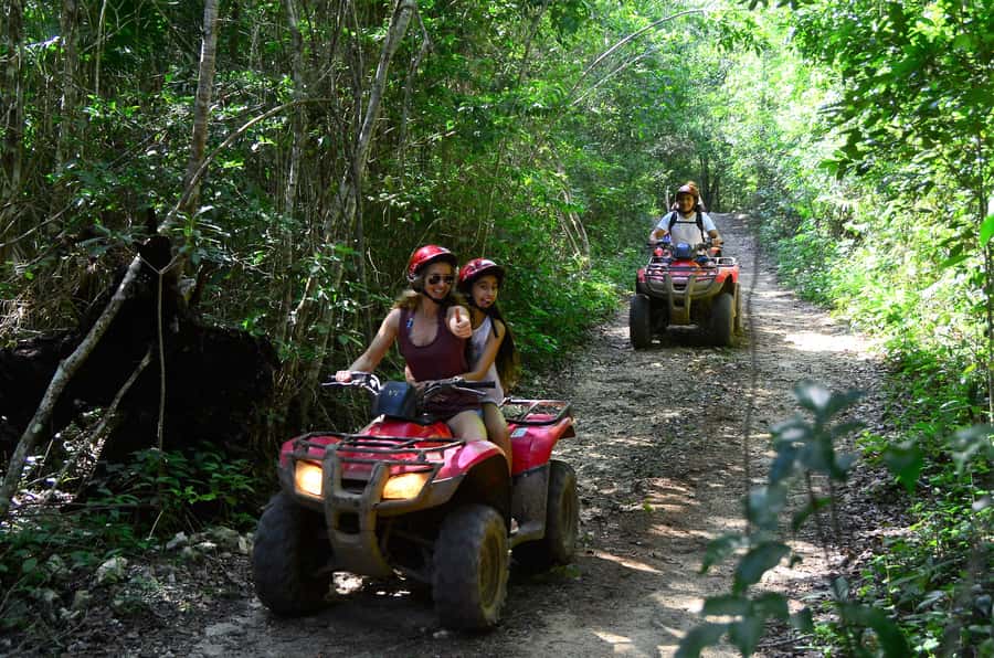 From Cancun: ATV, Cenote, and Rappelling Jungle Experience - ATV Lessons, Automatic Bikes, and Real Off-Road Conditions