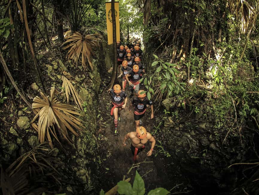 From Cancun: Xplor Park Admission, Full Day - Zip line circuit: the adrenaline, with a cave twist