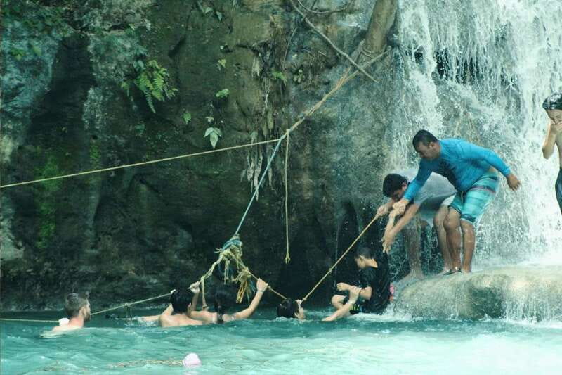 From Huatulco: Magical Copalitilla Waterfalls with Entry - Swimming, Caves, and the Tarzan Swing Moment