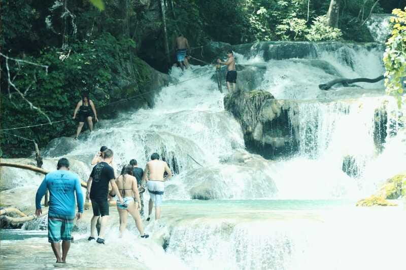 From Huatulco: Magical Copalitilla Waterfalls with Entry - Coffee, Mezcal, and a Community Market Stop