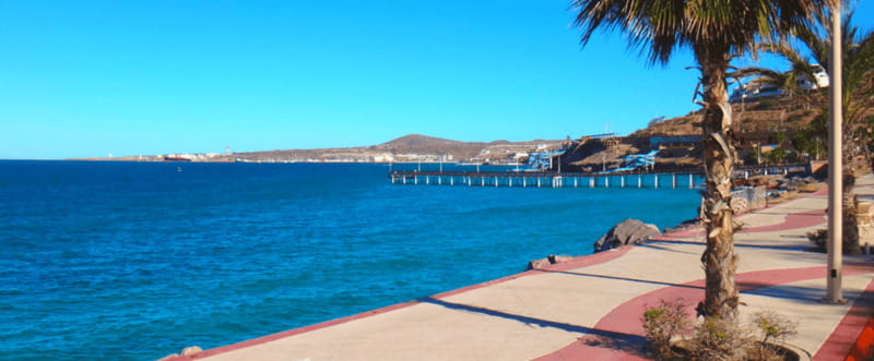 From Los Cabos: City Tour La Paz, Balandra and Todos Santos - La Paz Malecón: quick coastal views and a real meal at El Paraje