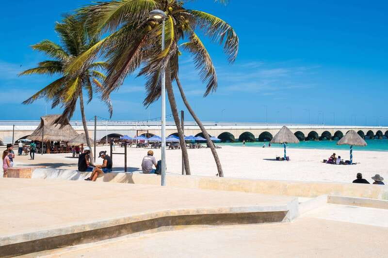 From Merida: Isla Columpios & Progreso - Isla de los Columpios: swings, white sand, and the calm factor