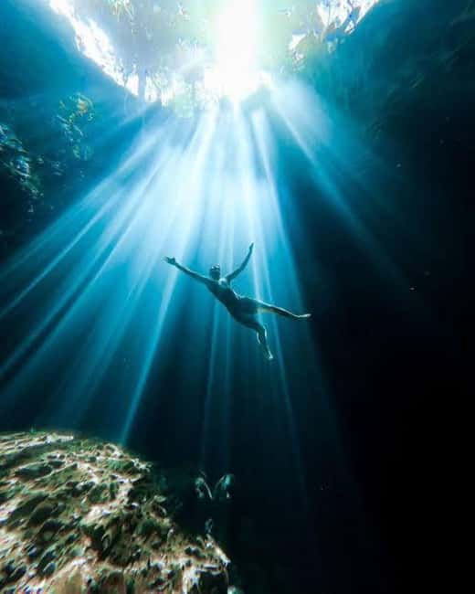 From Mérida:Uxmal and amazing cenotes guided tour with lunch - Open cenote time: cool down, photos, and an easier second swim