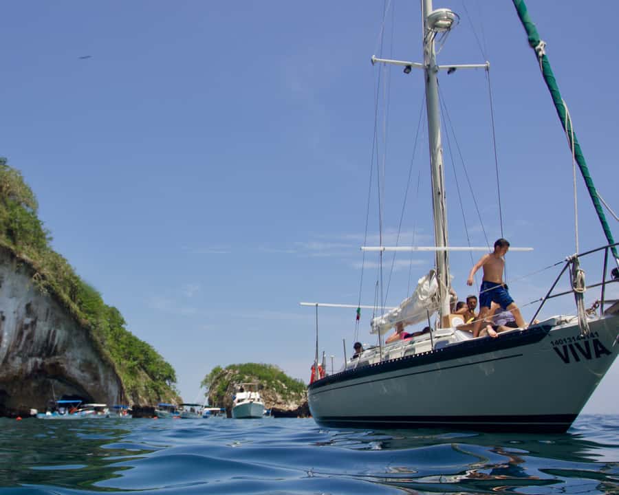 From Nueva Vallarta: Marietas Islands Hidden Beach Tour - Entering Islas Marietas National Park and meeting the guides