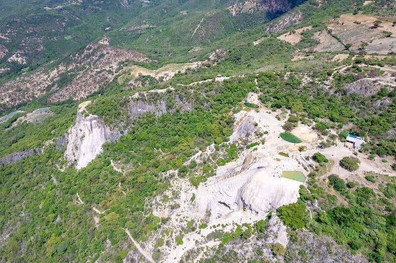 From Oaxaca: Hierve el Agua and Teotitlán del Valle - Getting there from Oaxaca: roads, walking paths, and heat