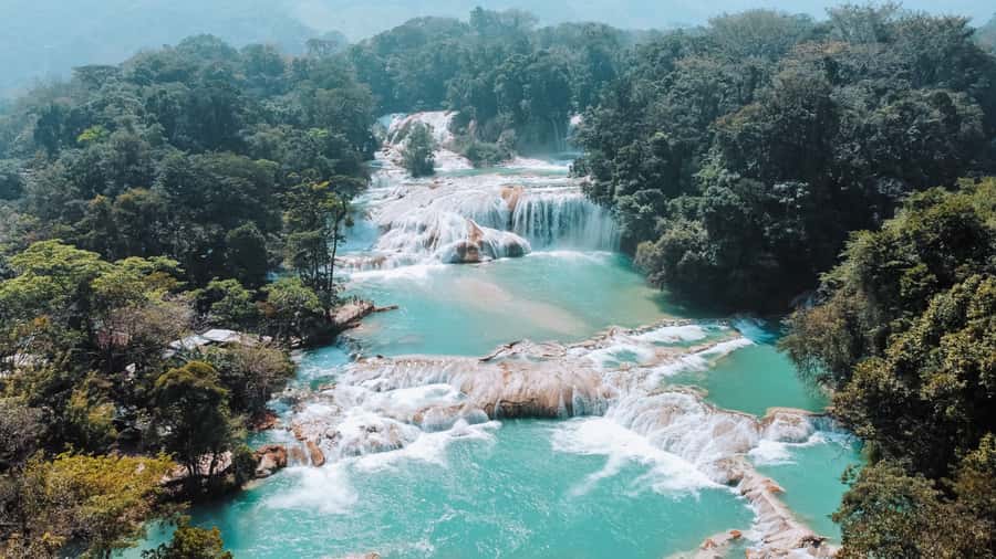 From Palenque: Ruins and waterfalls of Misol-ha & Agua Azul - Misol-Ha Waterfall: Walking Behind the 40-Meter Drop