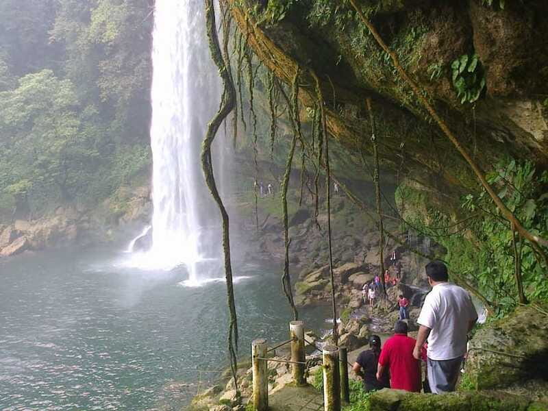From Palenque: Ruins and waterfalls of Misol-ha & Agua Azul - Agua Azul: Blue Waterfalls, Walkways, and a Swim Break