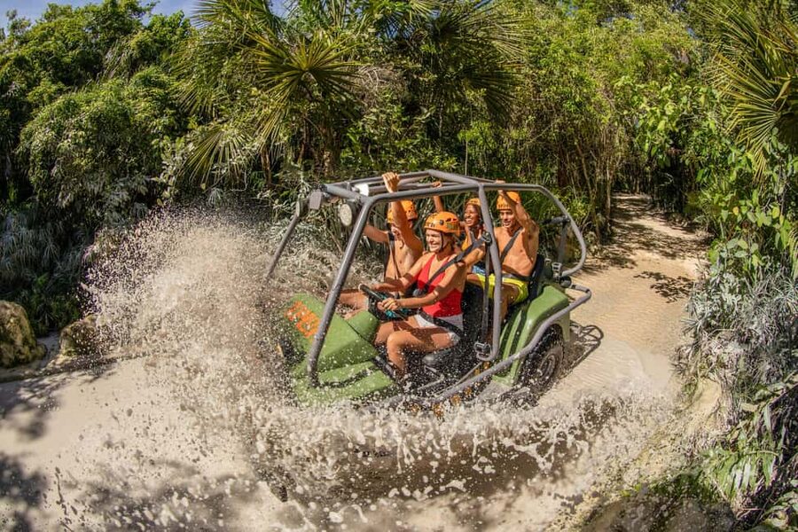 From Playa del Carmen: Xplor Park Admission, Full Day - Zip lines from cave to cave: why the measurements matter
