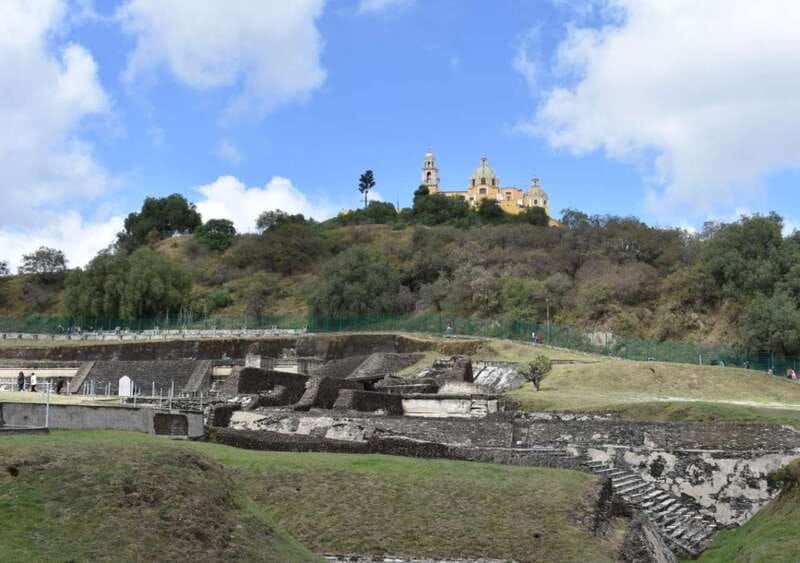 From Puebla: Cholula Pyramid and Churches all included - Walking the Great Pyramid of Cholula Like an Archaeology Fan