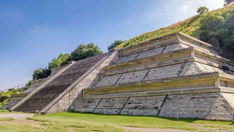 From Puebla: Cholula Pyramid and Churches all included - San Francisco Acatepec and Its Talavera-Faced Church