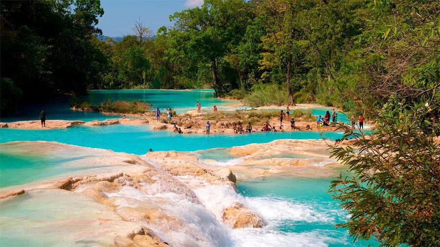 From San Cristóbal: Agua Azul and Palenque Day Trip - Agua Azul: turquoise pools, limestone terraces, and the best way to time your photos
