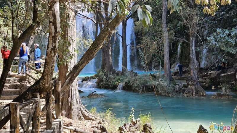 From San Cristobal: Chiflon and Lakes of Montebello Tour - Cascadas el Chiflón: multiple falls, then the big curtain