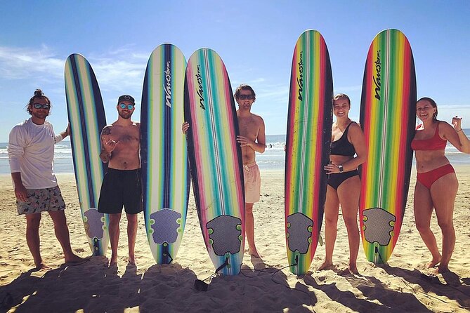 Fun Surf Lessons & Tacos - Hotel Pickup and the 30 Minute Drive to Beginner Friendly Beaches