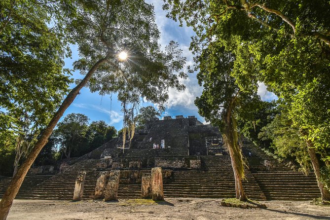 Guided historical tours at the Mayan cities! - Dzibanché and Kinichna: temple-top views that make the Maya feel close