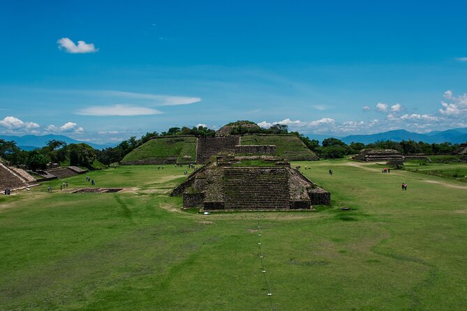 Half day tour to Monte Albán - South Platform staircase and the Oaxaca Valley view payoff