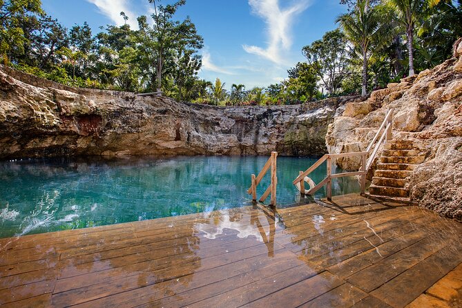 Hidden Cenote Swim & ATV Jungle Adventure with Transportation - Puerto Morelos Town Stop: Snacks, Shopping, and Local Rhythm