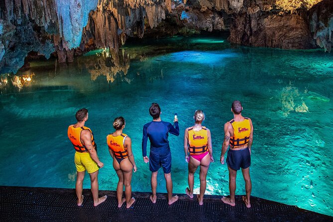 Hidden Cenote Swim: Snorkeling, Sea Turtles and Beachside Lunch - Stop 1 near Tulum: swimming an ancient Maya cenote