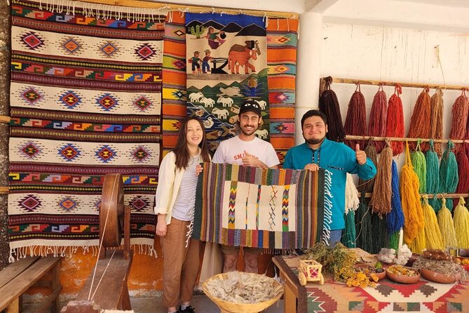 Hierve el Agua, Tule Tree, Mitla and Mezcal Distillery Tour - Teotitlán del Valle weaving workshop: what craft teaches