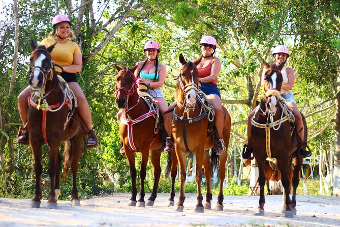 Horseback Riding Cenote, Zipline.Transportation & Tequila Tasting - Zipline Circuit and Hanging Bridges: This Is the Main Event