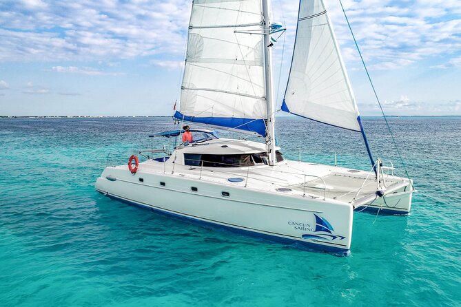 Isla Mujeres Catamaran Tour with Open Bar, Lunch and Snorkeling - Marina Sailaway: your start point and the real check-in feel
