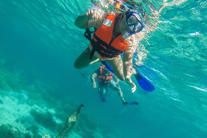 Isla Mujeres Snorkeling Tour Adventure - MUSA underwater museum: statues you can actually swim around