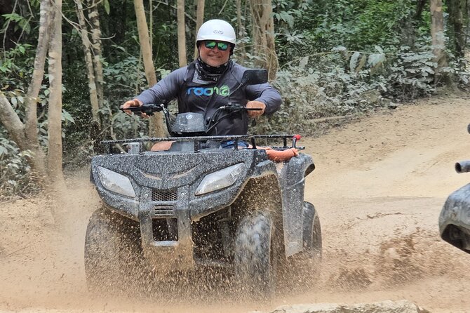 Jade Caverns and Mayan Village Cozumel ATV TOUR - ATVs, cenotes, and Mayan village stops in one tight 3.5-hour plan