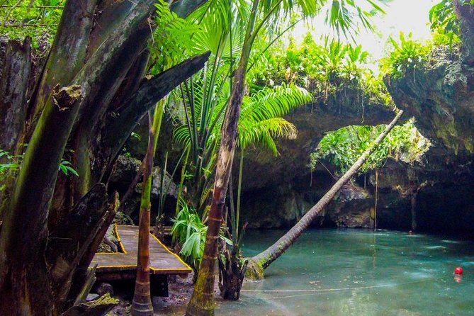 Jungle Jeep Adventure to Mayan Caves, Cenote and Snorkel - El Cedral stop: Mayan roots plus the first church in Cozumel