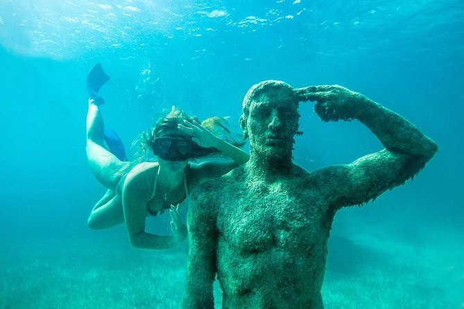Jungle Tour & Snorkel at Punta Nizuc Reef , Underwater museum - Underwater museum stop: statue spotting without the crowd energy