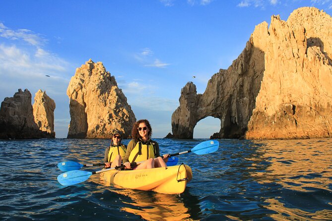 Kayak Expedition to the Arch of Cabo San Lucas, Lovers Beach & Snorkel - Lovers Beach and Divorce Beach: snack break plus big Pacific energy