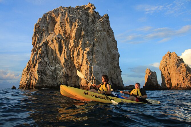Kayak Expedition to the Arch of Cabo San Lucas, Lovers Beach & Snorkel - Guides, group size, and safety on the water