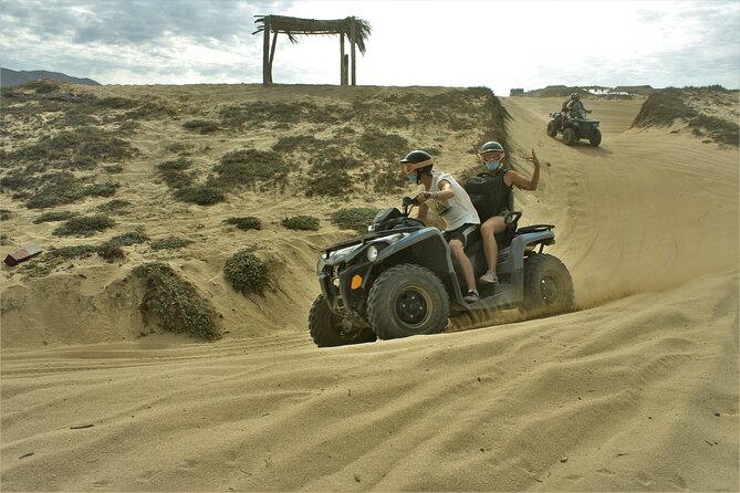 Los Cabos Beach & Desert Tour in Automatic ATV + Tequila Tasting - Mountain Views Then Down to the Pacific Beach Ride