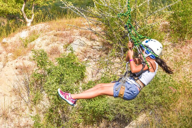 Los Cabos Costa Azul Zipline Eco-Adventure - Rappel finale: the natural rock wall moment you’ll remember