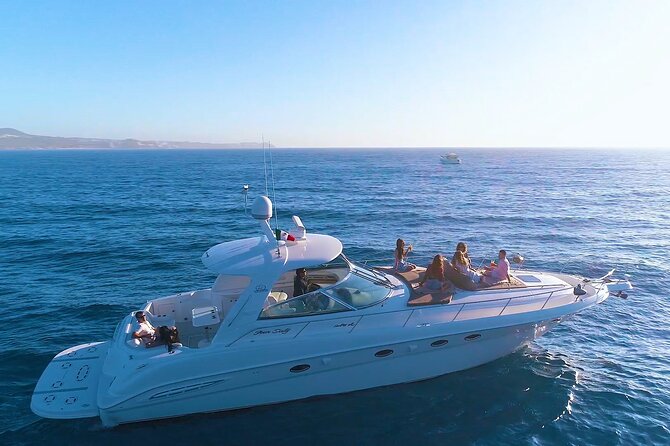 Los Cabos Luxury 50’ Yacht Charter Private Tour - Chileno Bay swim and snorkeling: your 90-minute water break