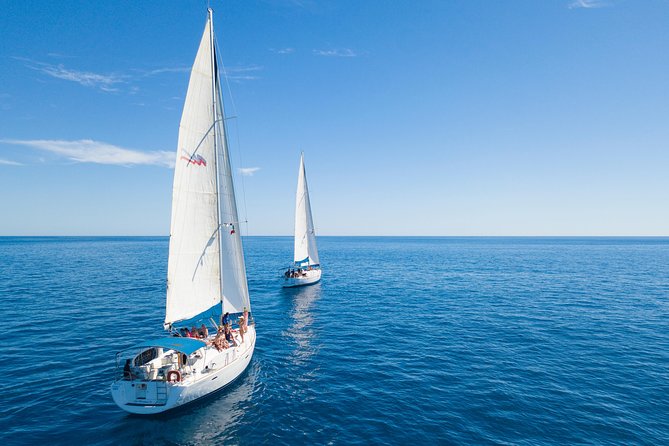 Los Cabos Luxury Sailing, Snorkel and Lunch Cruise - The boat captain moment: steering under guidance