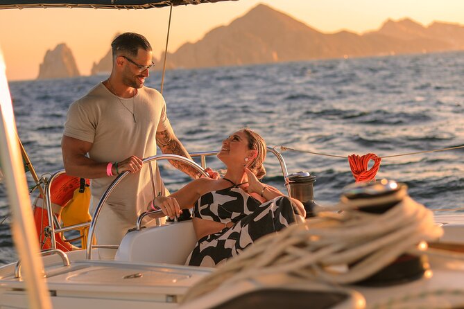 Los Cabos Luxury Sunset Sail with Light Appetizers and Open Bar - The 50-foot sailboat and the calm vibe