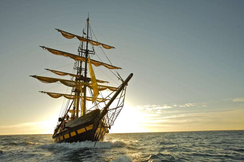 Los Cabos: Pirate Ship Sunset Cruise & Show with Dinner - Boarding at Dock Zero, where the pirate night starts