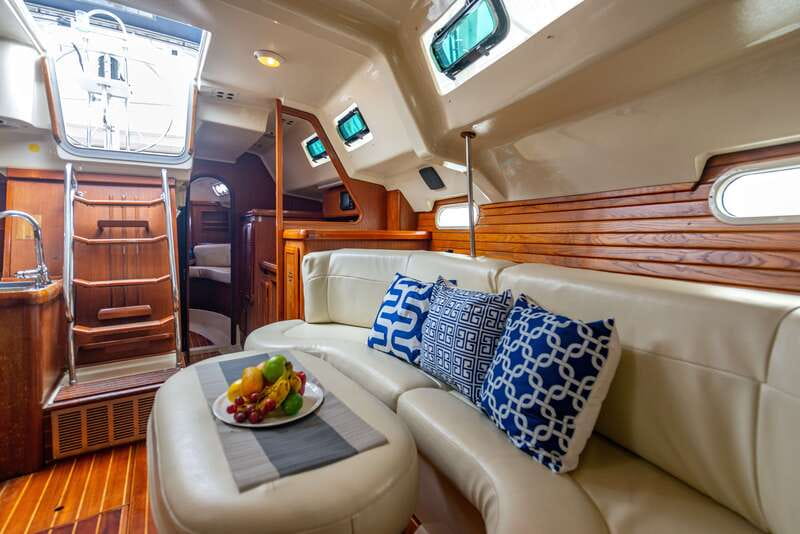 Los Cabos: Shared Sunset Sailing Cruise - The sailing moment: when the engine quiets down