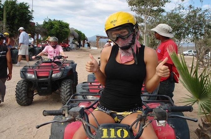 Los Cabos Single or Double ATV Beach and Desert Tour - Your Guides on the Trail: Instructions, Desert Plant Stops, and Group Flow