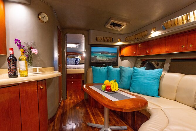 Luxury 42' Yacht Tour in Cabo for Snorkeling and Sunset - The Pacific Ocean Run and the Chance for Whale Sightings