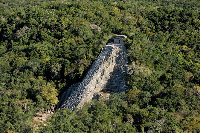 Maya Adventure from Cancun Coba and Tulum Ruins with Cenote swim - Tulum: walls, temples, and the turquoise coast view